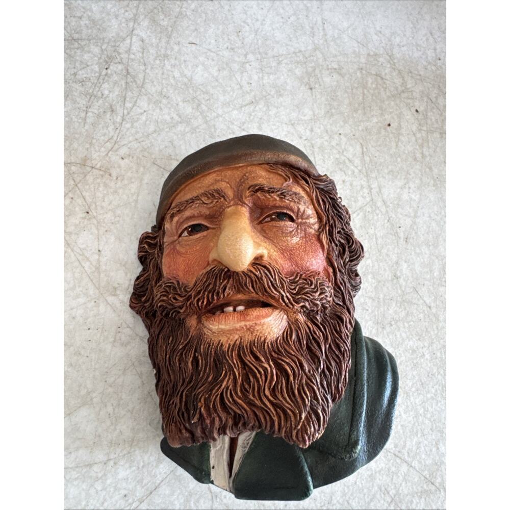 Legend Products FAGIN 1985 Signed F. Wright Chalkware Head England 6.25"